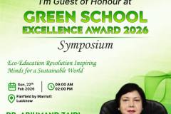 Green School Excellence Award - 22nd , Feb 2026